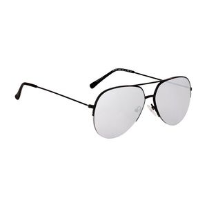 Kenneth Cole Reaction Black Mirror Lens Aviator
